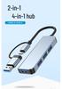 USB-C концентратор и кардридер для планшета, MacBook, ноутбука, клавиатуры, мыши