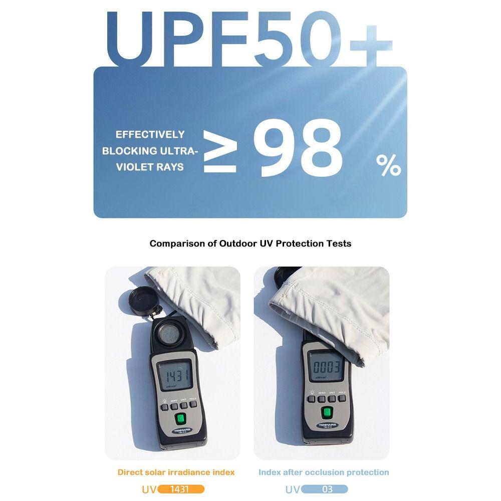 UPF 50+ Sun Arm Sleeves Breathable Arm Covers Summer Ice Silk Arm Sleeves Outdoor