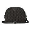 Gucci Ophidia Double G Logo Zipper Adjustable Shoulder Strap Denim Crossbody Bag Women bags Black Gray 499621-FAC2F-8450