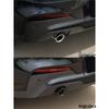 Черная Круглая Насадка на Выхлопную Трубу для BMW X3/X4 G01/G02 - Установка Без Повреждений