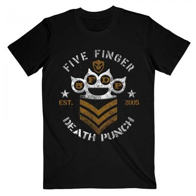 Футболка унисекс с шевроном для взрослых Five Finger Death Punch