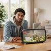 Compact Aquarium Kit Transparent Ecological Cycle System Durable Fish Tank  Bedroom