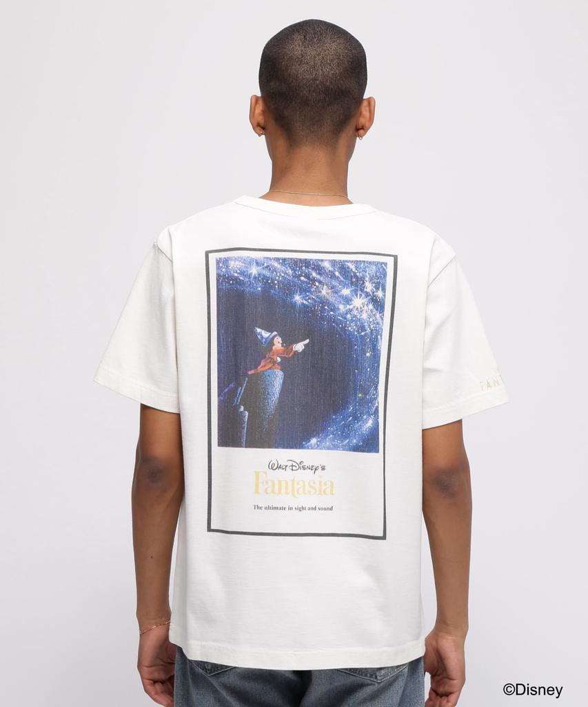 AVIREX Disney Collection Fantasia Mickey Mouse Film Magic T-Shirt Men's XL 033 Off white 783-5234026