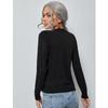 Women's Fashion Long Sleeve Casual Knit Sweater Solid Button Front Cardigan