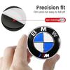 Car Wheel Hub Cap Center Sticker Emblem Badge Decal Accessories 4PCS For b-BMW M F10 F20 F30 F40 F15 F25 F26 E83 E84 X1 F31 F49 DB2