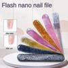 1 шт., нано-стеклянная пилочка для ногтей, салонный маникюрный инструмент, шлифовальная пилка, прочная полоска для полировки ногтей