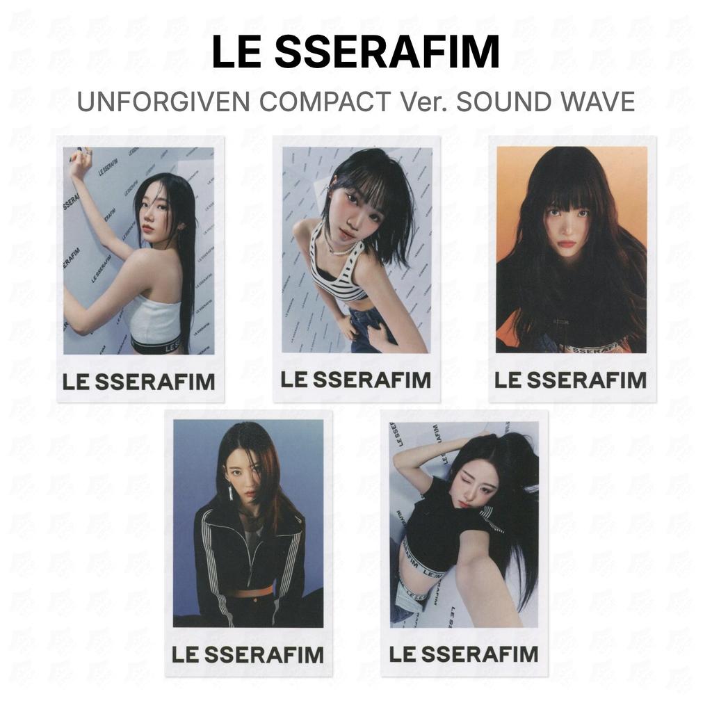 LE SSERAFIM НЕПРОЩЕННЫЙ КОМПАКТ Вер. Официальная фотокарточка SOUND WAVE