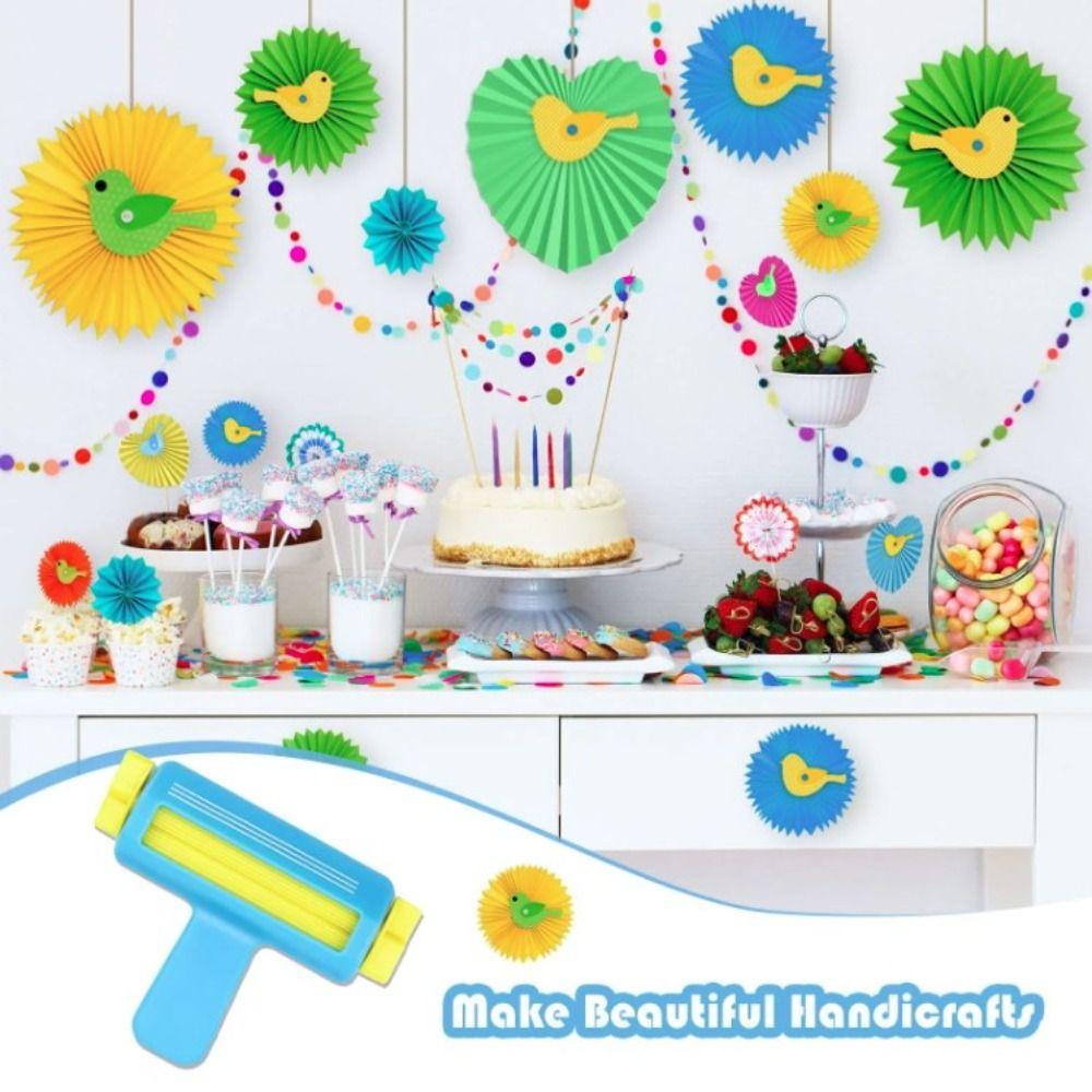 DIY Gift Wrapping Paper Roll Labor-saving Craft Paper-Cut Paper Crimper Machine Scrapbooking