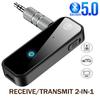 Адаптер беспроводного приемника-передатчика Bluetooth 5.0 2 в 1, разъем 3,5 мм для автомобильной музыки, аудио AUX A2dp, ресивер для наушников, громкая связь