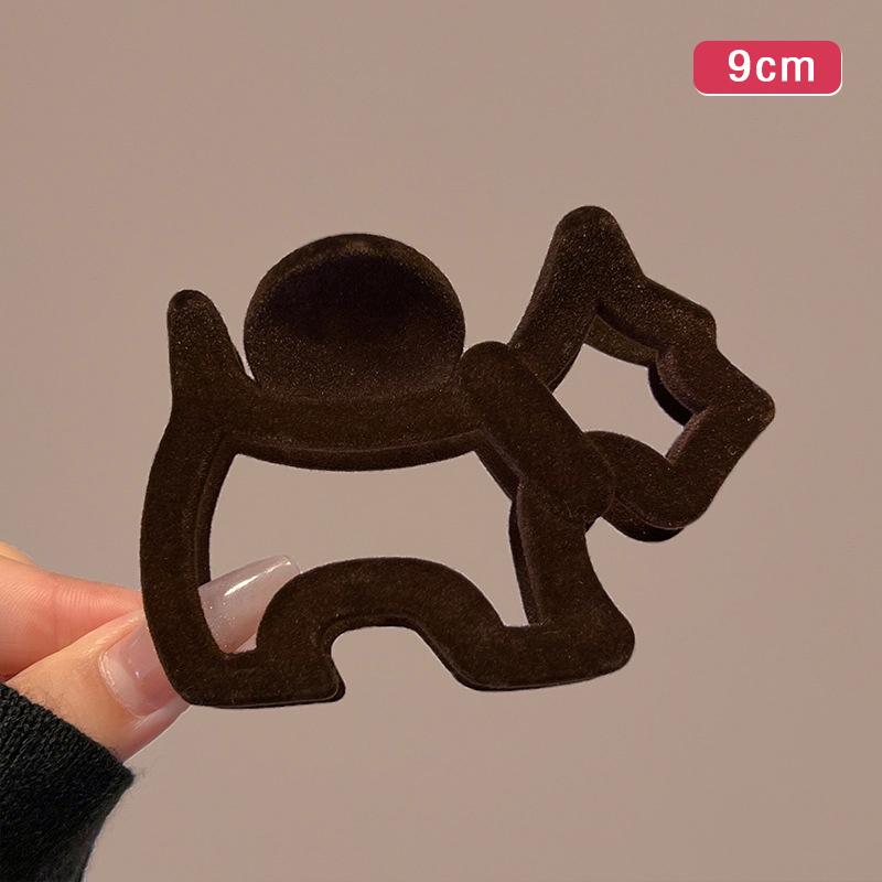 Мультяшная заколка для волос в виде щенка, цвет масляной живописи, зажим для волос, креативные заколки для волос, аксессуары для волос