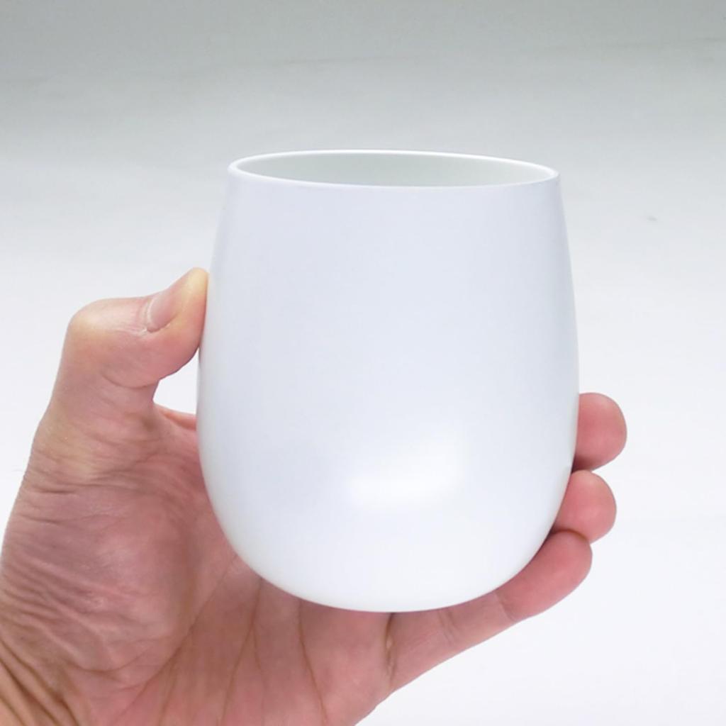 Ceramic-coated Double-walled Vacuum Cup (white) CC-3053AT