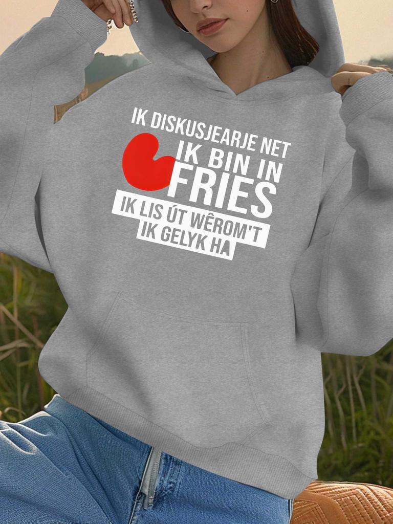 Голландские забавные женские худи с фризским принтом