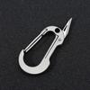 Titanium Alloy Keychain Fold Knife Mini Knife Portable Keychain Outdoor Survival