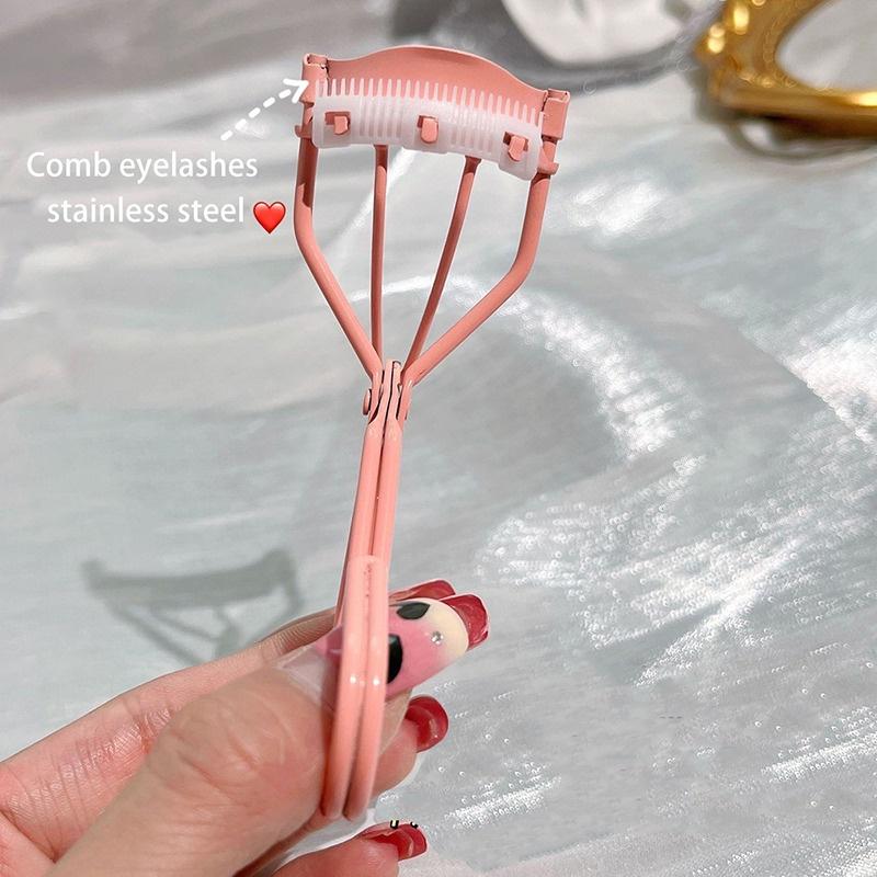 Щипцы для завивки ресниц из нержавеющей стали. Щипцы для завивки ресниц. Набор для завивки ресниц. Тонкие длинные щипцы для завивки ресниц. Удобный инструмент для красоты больших глаз для женщин.