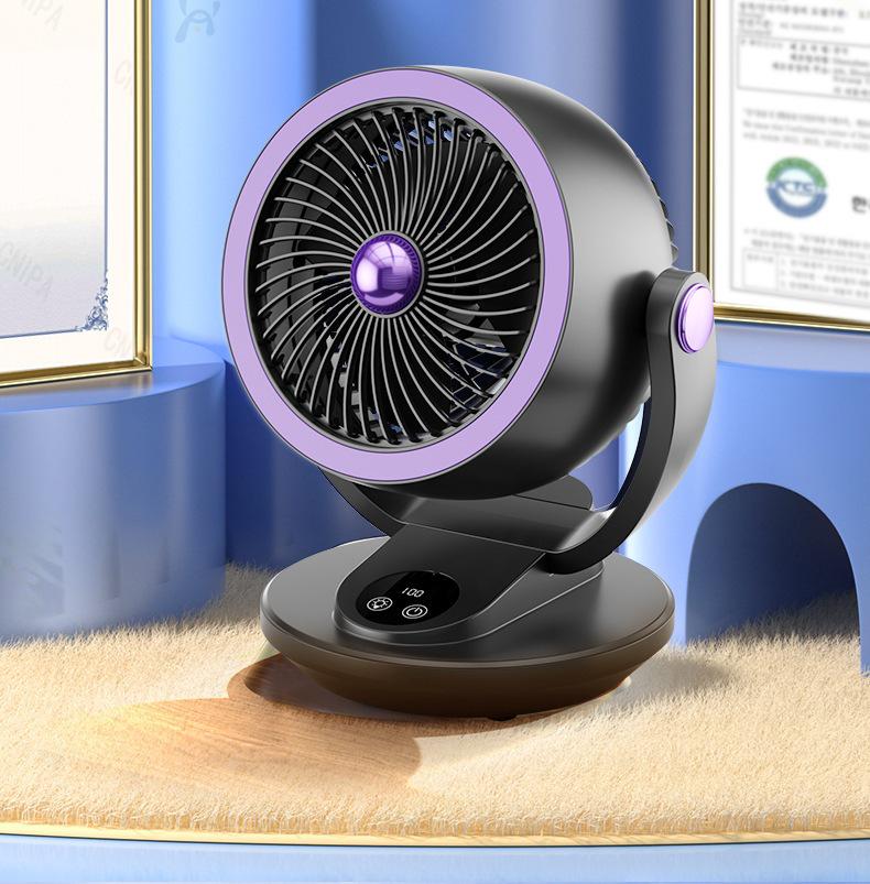 High-Power Silent Desktop Fan for Dorms and Offices