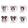 6 шт. Серия «Белоснежка» Алмазная мозаика Магнит на холодильник Алмазная живопись Магнит на холодильник Наклейки на холодильник DIY для холодильников Белых досок