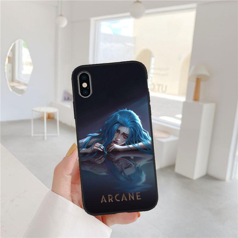 Чехол для телефона QT6 Arcane Jinx для Samsung Galaxy A05 A05S A12 A13 A15 A33 A53 A73 M15E M55 S10 S10E S20 Ultra Lite Plus Fe