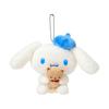 Sanrio Mascot Holder Cinnamoroll Ages 6 and 012521 (with Kuma-san) Blue, Up,