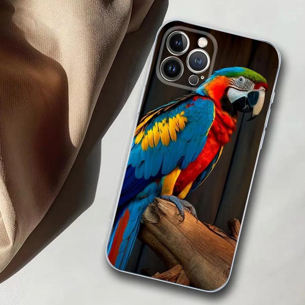Чехол для мобильного телефона Apple iPhone15, цветной чехол для мобильного телефона Parrot, окрашенный чехол с защитой от падений, чехол для мобильного телефона Huawei с защитой от падений.