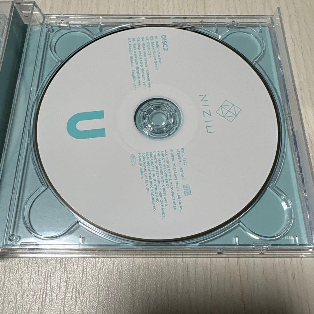 [Б/У] Первый альбом NiziU "U" (Первый Пресс Ограниченное Издание B2CD + Буклет)