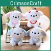 Plush Scarf Dog Toy Keychain Backpack Charm Stuffed With Pp Cotton Gift Kids For