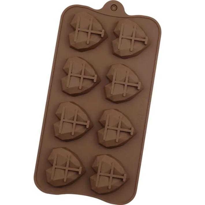 Forma Silicon Chocolate Candy Mold 19x10cm Brown TopBazar Baking Decorating Tool