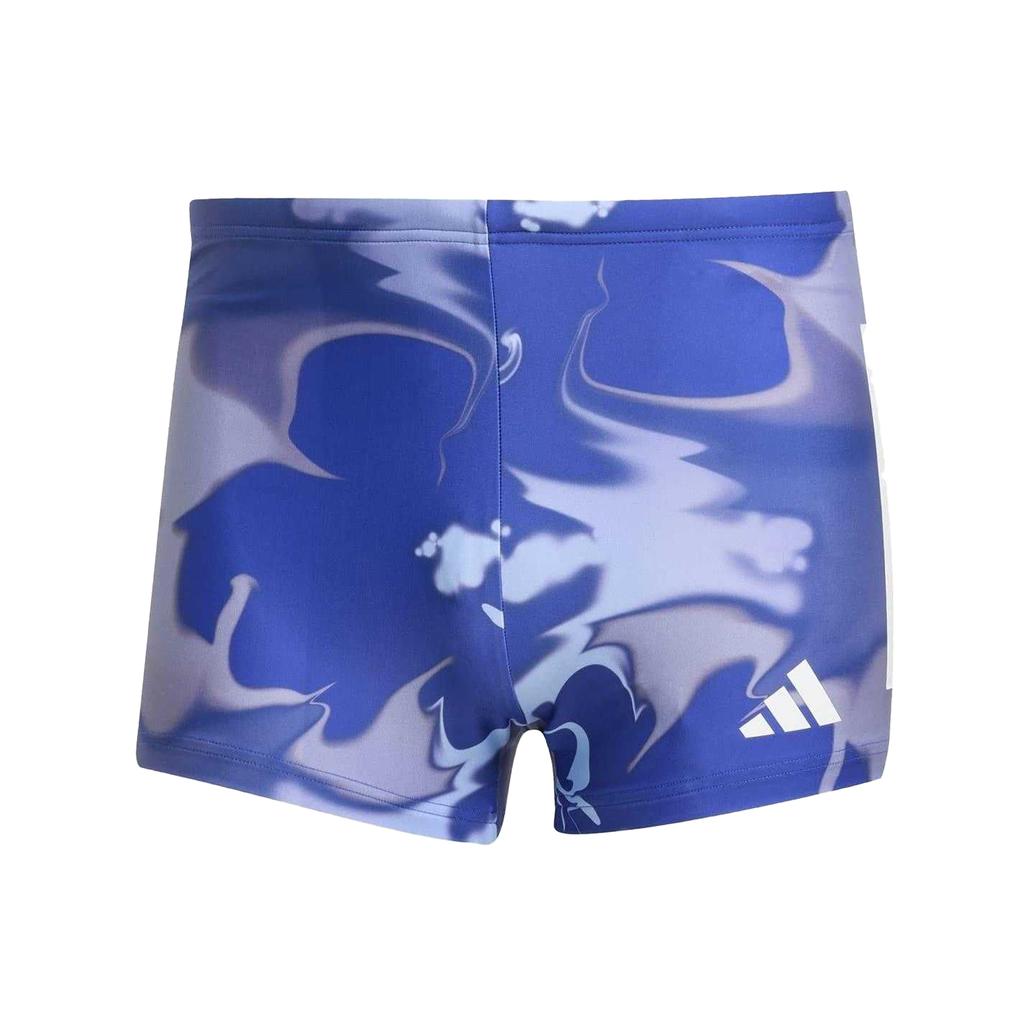 Adidas Mens Graphic Print Snug Fit Swimming Trunks