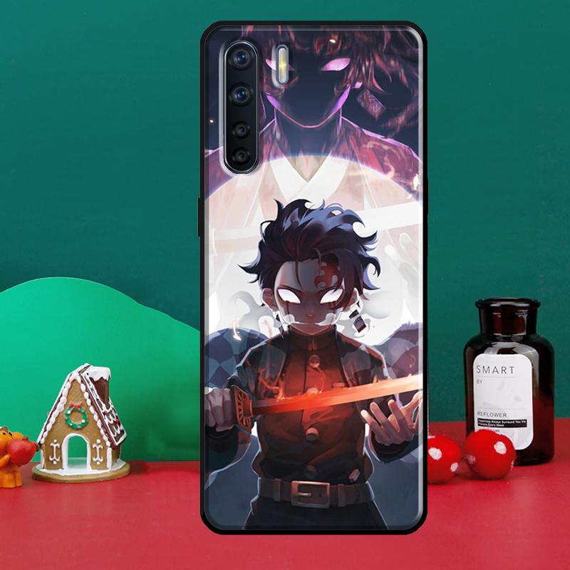 Чехол для телефона Kimetsu No Yaiba с аниме для OPPO Reno 5 Lite 2Z 2F A5 A9 A53 A31 2020 A52 A72 A91 A83 A15 A94 A74 A54