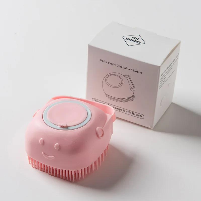 Pet Accessories For Dogs Shampoo Massager Brush Bathroom Puppy Cat Massage Comb Shower Brush For Bathing Soft Brushes