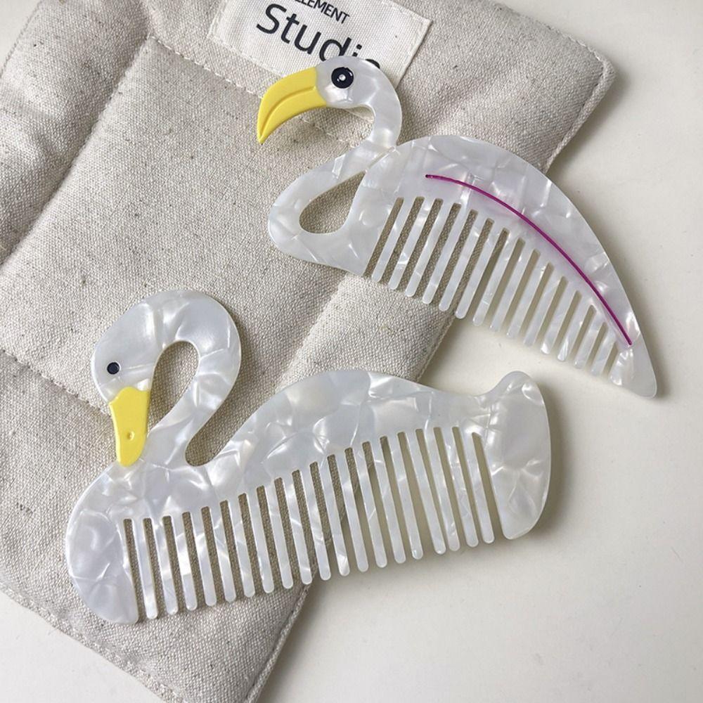 Animal Acetate Comb Cartoon Hairdressing Combs Hair Care Makeup Comb Women