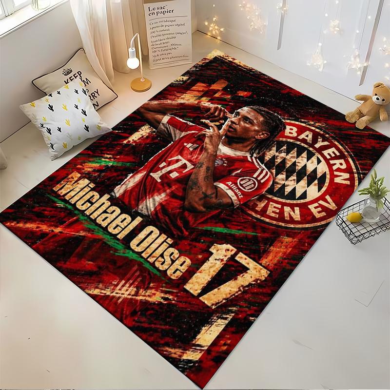 "Bayern Munich Player Theme Non-slip rug suitable for living room and bedroom sofas"