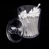 Transparent Ear Bud Holder Plastic Cotton Swab Box Storage Box Storage Jar Case Jewelry Box