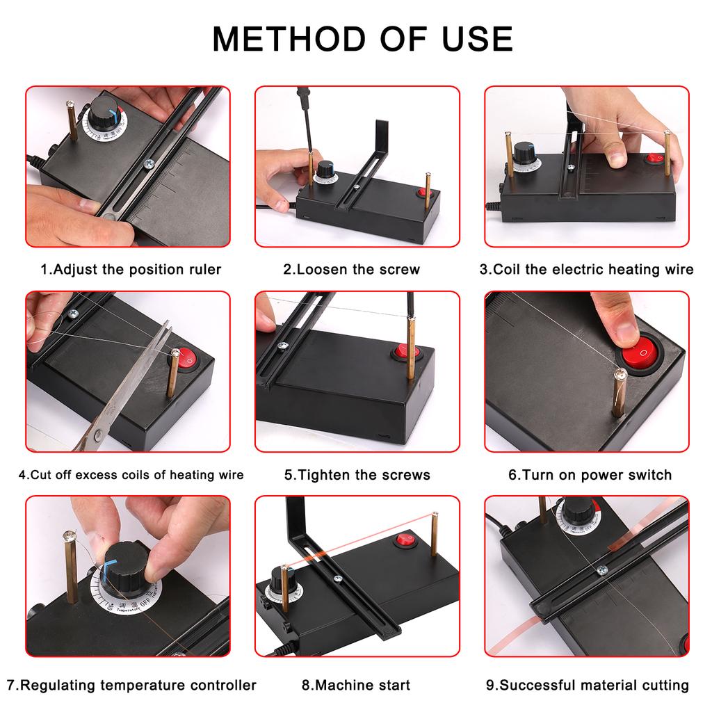 Household Ribbon Cutter Compact Hting Strap Cutter NaMachine for   Belt