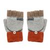 Мужские Женские Модные Вязаные Перчатки Перчатки без пальцев Зимние Теплые Варежки Утолщенные Шерстяные Перчатки