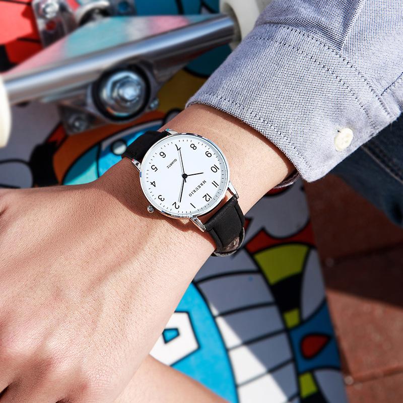 Образец дизайна, мужские кварцевые часы, модные повседневные мужские наручные часы, лучшие подарки для студентов, семьи, друзей