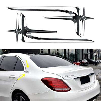 2 шт. 3D автомобильные наклейки, эмблема, боковая наклейка на корпус, отделка для W211 W203 W204 A180 A200 B180 B200 CLA, автомобильные аксессуары
