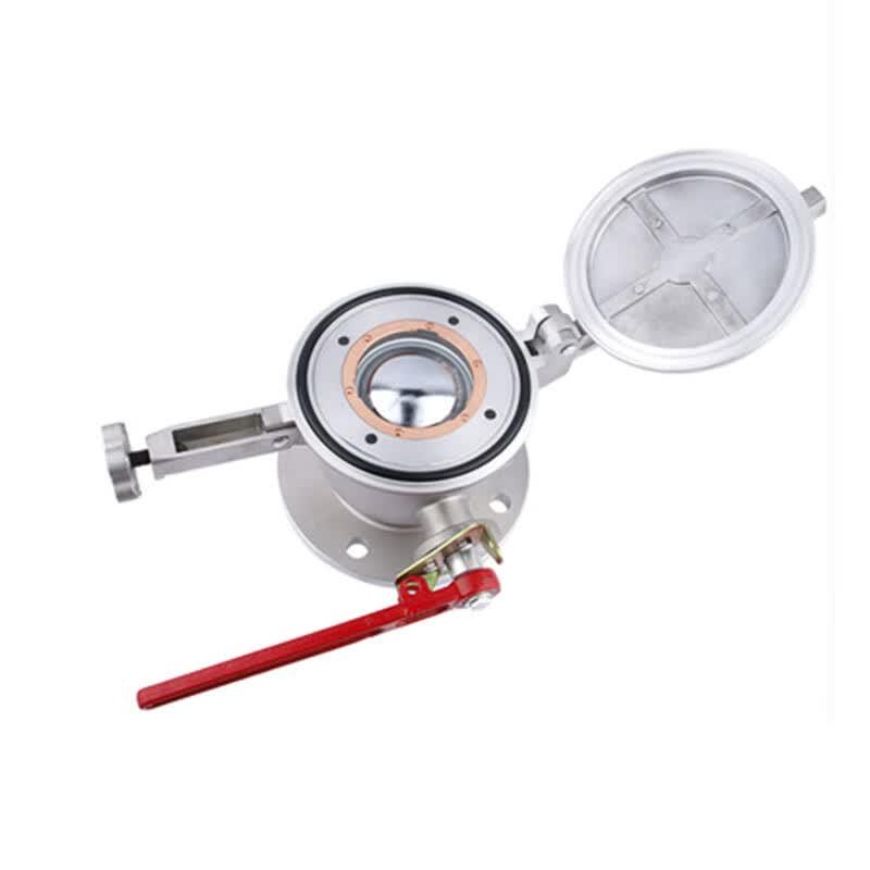 Шаровой клапан Cheng Pian 4 дюйма DN100 из алюминиевого сплава с замком для топливных баков