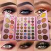 55-color Eyeshadow Palette Pearlescent Matte Eyeshadow Contouring and High-gloss All-in-one Makeup Palette Stage Makeup Fine Shimmering Eyeshadow