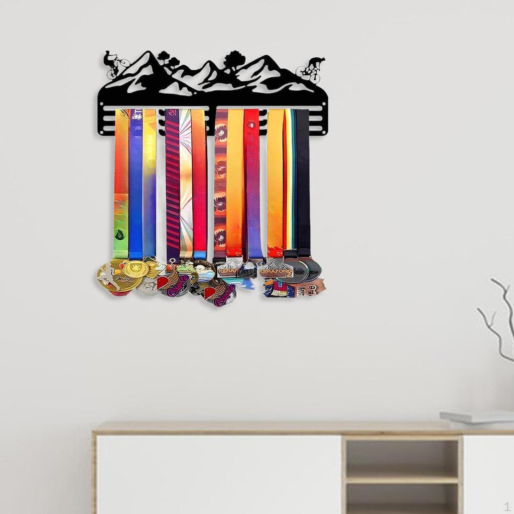Вешалка для медалей, держатель для приветственных лент, прочный железный органайзер для наград, стойка для демонстрации, полка для спорта
