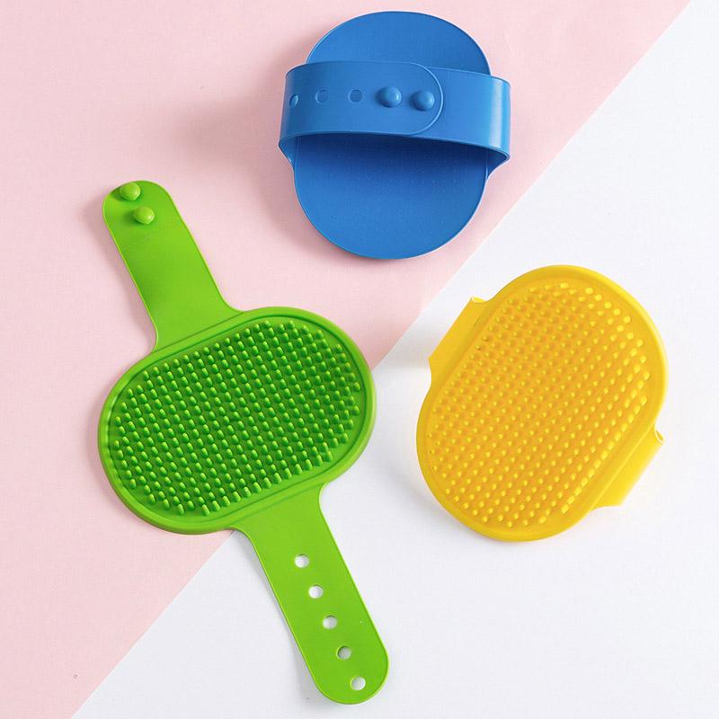 Мягкая резиновая расческа-щетка для собак, кошек, перчатка для купания, ухода за шерстью, массажная щетка, средство для удаления шерсти, инструмент для чистки, игрушка-чесалка для кошек