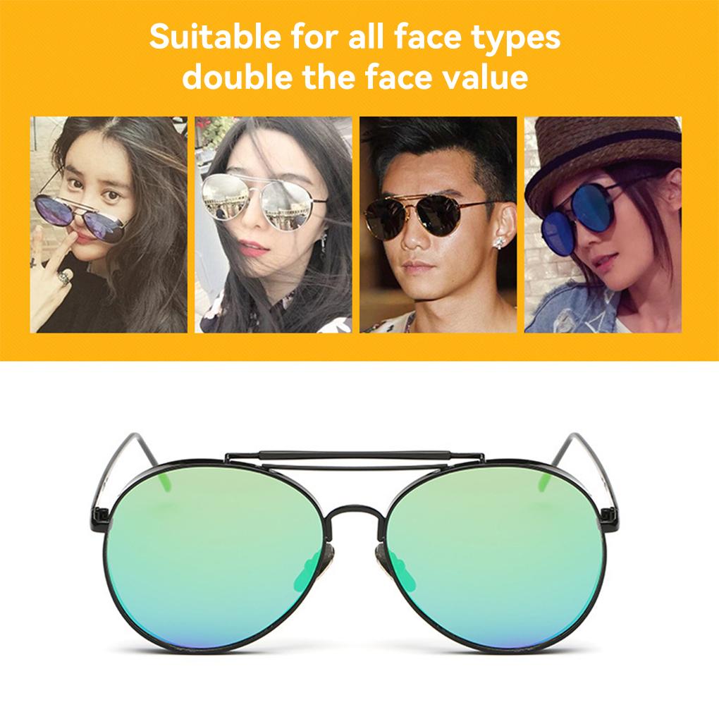 Fashion Women Men Unisex UV400 Metal Frame Sunglasses Travel Outdoor Glasses