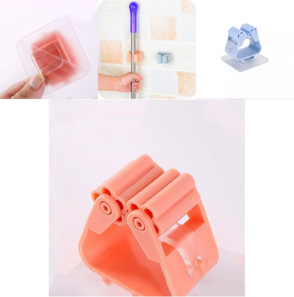 Универсальный настенный держатель для швабры с прочной нескользящей конструкцией для эффективного хранения