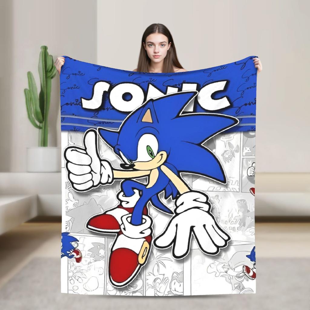 Ежик Тень X - Путь Тени Винтажное Одеяло Фланелевое Винтажное Теплое Покрывало для Постели Осень/Зима