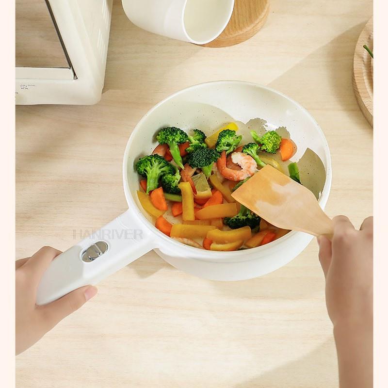 KNCOKAR Многофункциональная/Электрическая плита Сковорода Горячий горшок Портативная пароварка 1,5 л Электрический ланч-бокс Кухонные принадлежности Завтрак