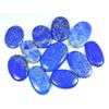 33-40 мм синий лазурит овальный кабошон россыпью драгоценный камень 11 шт лот для ювелирных изделий SY-436