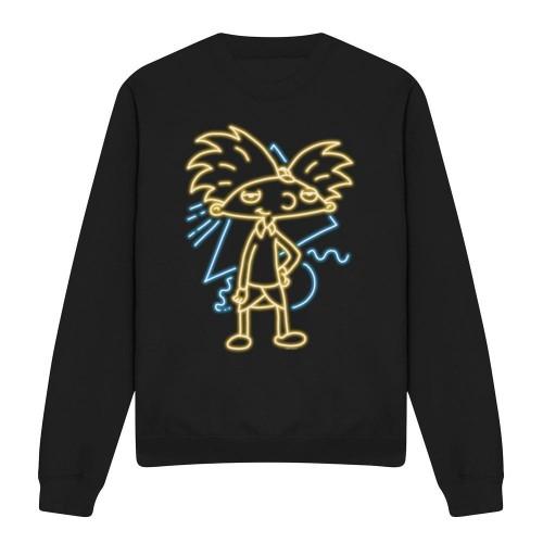 Hey Arnold! Unisex Adult Neon Sweatshirt