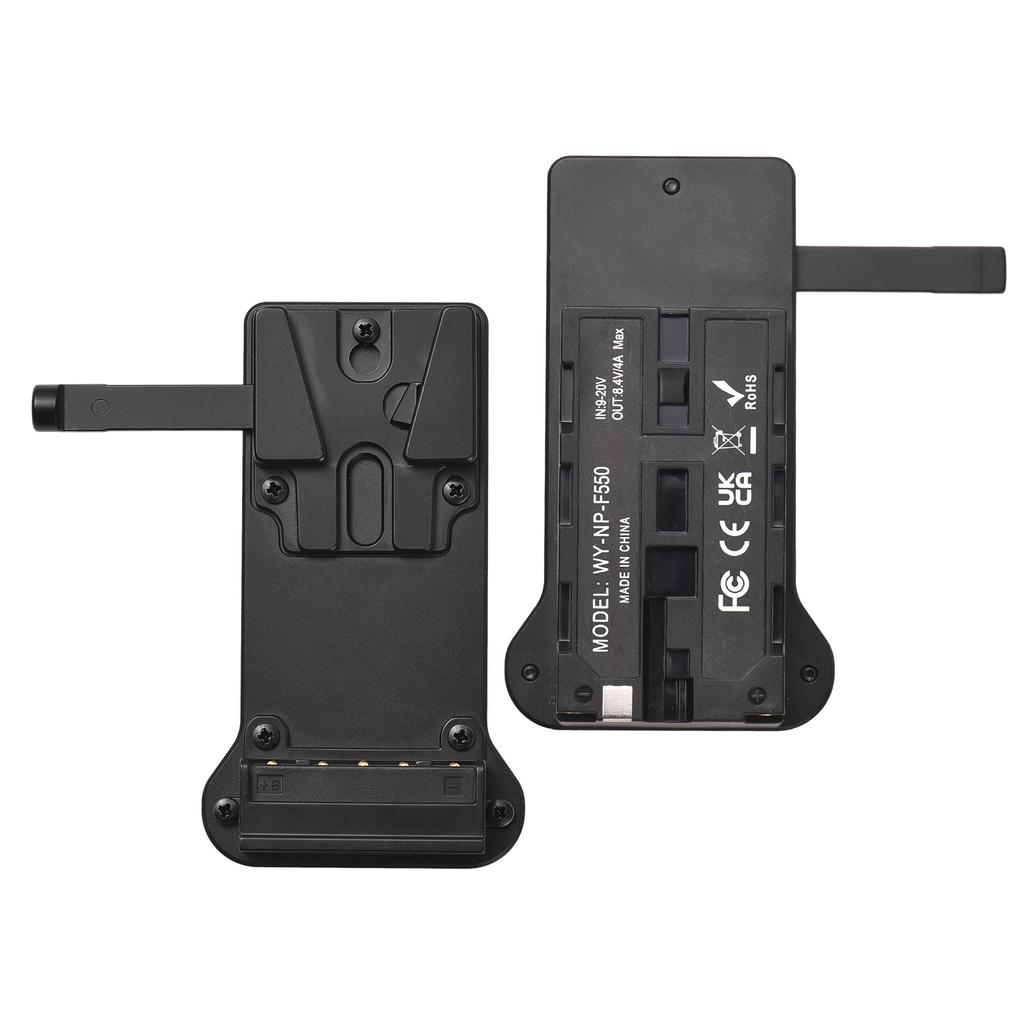 Andoer V Mount Battery Plate To NP-F Dummy Battery Power Adapter Built-in Battery Decode Chip