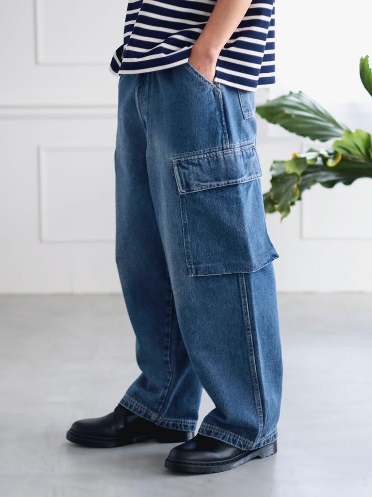 Life Store by Painter Denim 6 карманные брюки-карго INDIGO [Beaming BEAMS] мужские S_92240434147