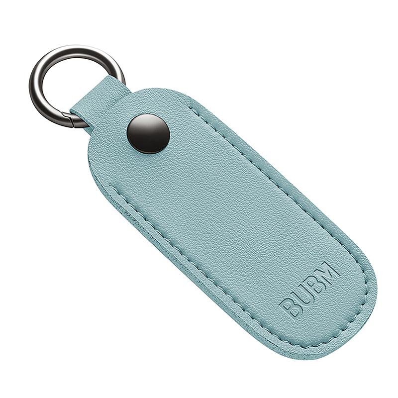 Leather U Disk Pouch Key Ring Holder Usb Flash Drive Storage Bag Pendrive Protective Cover Memory Stick Case