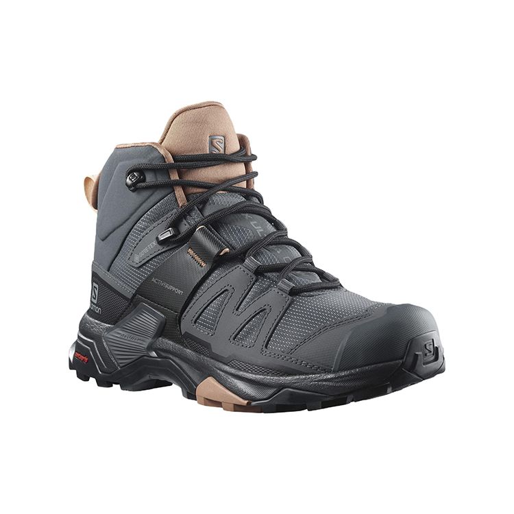 SALOMON X Ultra 4 Mid Wide Gore-Tex Comfortable Durable Mid Outdoor Functional Shoes Women Shoes Black 413868